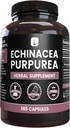 PURE ORIGINAL INGREDIENTS Echinacea Purpurea (365 Capsules) Hiçbir Magnezyum Or Rice Fillers, Always Pure, Lab