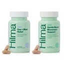 Hilma Natural Gas ve Kadınlar için Yardım, Doktor Organik Malzemeler, Limon Balm, Fennel ve Peppermint Leaf, 50 Vegan Capsules