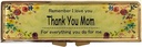 AmyZone Pill Organizer Weekly 7 Day with Reminder Travel Portable Compact Pill Box Pill Case to Hold Vitamins/Tylenol/Fish Oil/Supplements/Meds/Tablet for Purse/Pocket(Thank You Mom)
