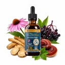 MunoMax - Gelişmiş Immune Support Supplement - Daha İyi Abhidrasyon için Sıvı Teslimat - Echinacea, Astragalus, Reishi, Goldenseal, Elderberry & More!