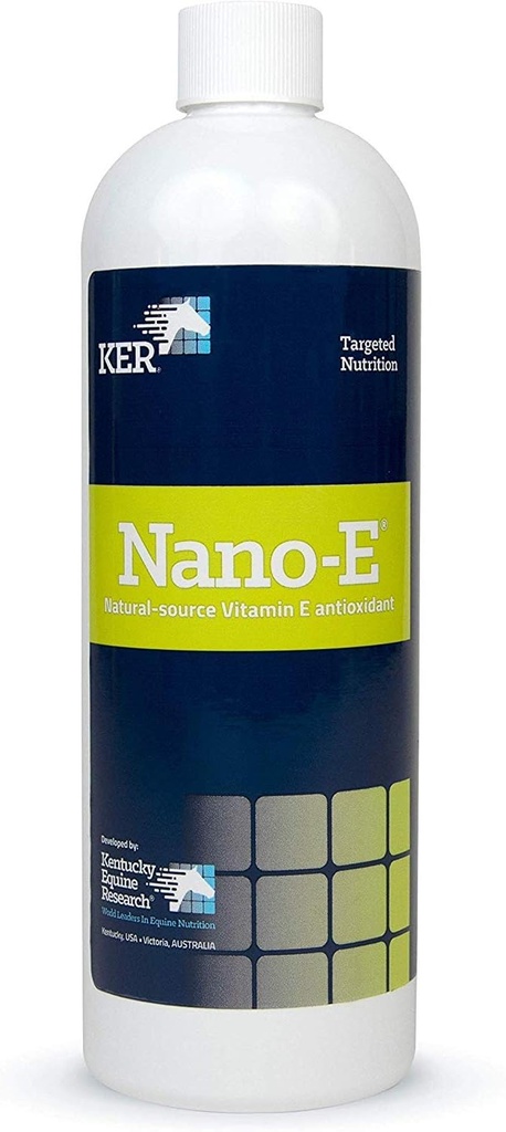Kentuckyne Equi Research Nano -E: Doğal Kaynak Vitamini Atlar için Antioksit, 450 mL
