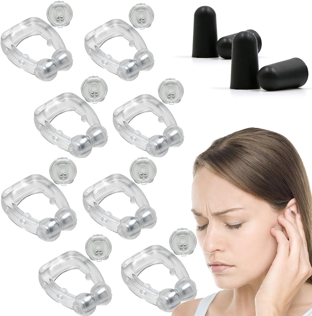 Ringing Ears, Acupeace Tinnitus Relief Device, Acupeace Anti Tinnitus Relief Ear Clip, Device for Stop Ear Ringing (4Pairs)