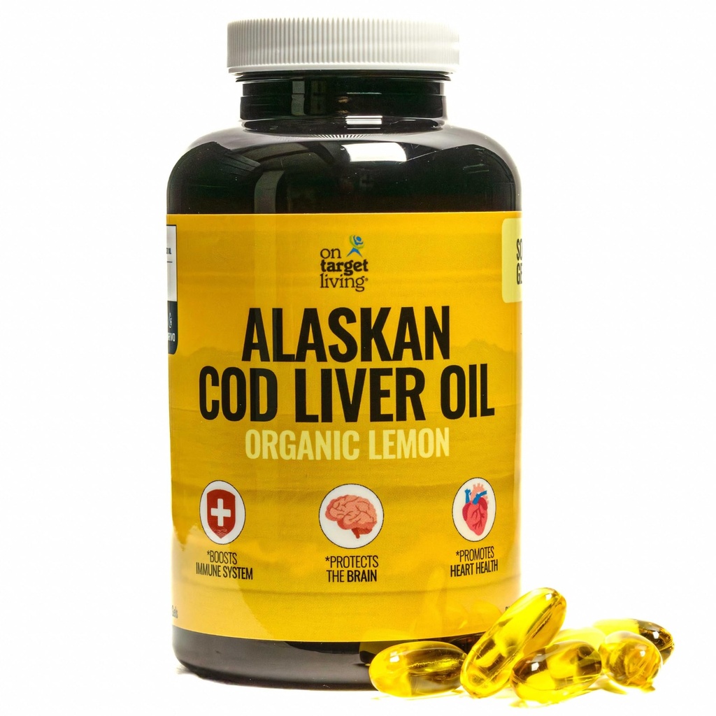 Στο Target Living Alaska Cod Liver Oil 120 Soft Gels 