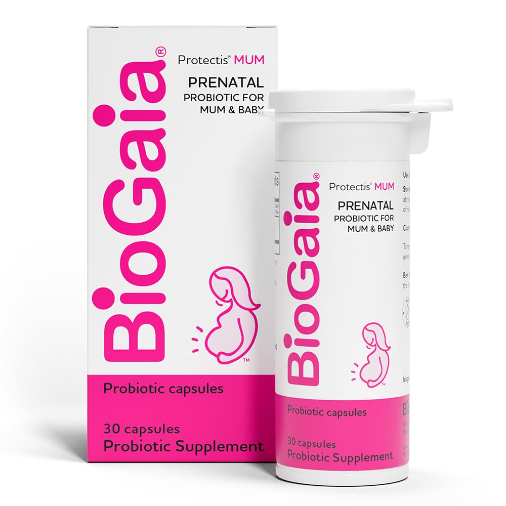 BioGaia Anneyi Koruma | Prenatal Probiyotik | Anne ve Bebek için Yardım | Baby's Development Digestive & Immune Systems | Boosts Mom's Immune Defenses & Supports Good Digestive Health | 30