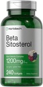Horbäach Beta Sitosterol 1200 mg | 240 Softgel Capsules | Mega Strength | Plant Sterols Kompleks | Non-GMO, Gluten Free Supplement Supplement Supplement