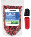 XPRS Nutra Μέγεθος 4 Κενές κάψουλες - 1000 Κόμμες Μικρές Κενές κάψουλες Ζελατίνης - Χάπια DIY Κάλυμμα καψακίων - Γέμισμα Pure Bovine Pill Gel Caps για Do-It-Yourself Συμπληρώματα (Μαύρο/κόκκινο)
