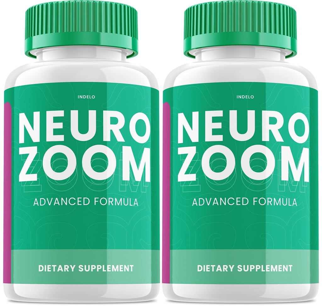 (2 Πακέτο) Neuro Zoom Brain Boost Supplement, Neuro Zoom Advanced Memory Support Formula, Neuro Zoom Χάπια Nootropic για τη μείωση της εγκεφαλικής ομίχλης, Neuro Zoom για την ενίσχυση της μνήμης, NeuroZoom Κριτικές (120 κάψουλες)