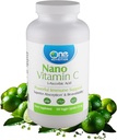 Bir Gezegen Beslenme Nano Vitamin C - Erkekler ve Kadınlar için Su Tipik Vitamin C, Immune Desteği için Doğal Olmayan C, İyi Absorpsiyon & Bioavailability, C Small Capsules, 120 Capsules