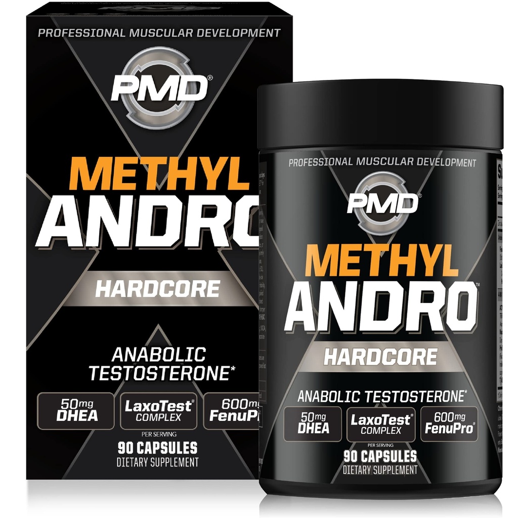 PMD Sports Torch Andro with DHEA Amplifies testosteron for Lean Muscle growth and Strength Wins-Weightlifting and Workout Performance-Dietary Supplement (90 Vegetarian Capsules)