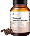 Liposomal Berberine Supplement 1500mg, Liposomal Berberine HCL, Υψηλή βιοδιαθεσιμότητα, Υποστηρίξτε το ήπαρ και την καρδιά υγεία, AMPK ενεργοποιητής για άνδρες και γυναίκες,Non-GMO,Gluten-free,60 Softgels