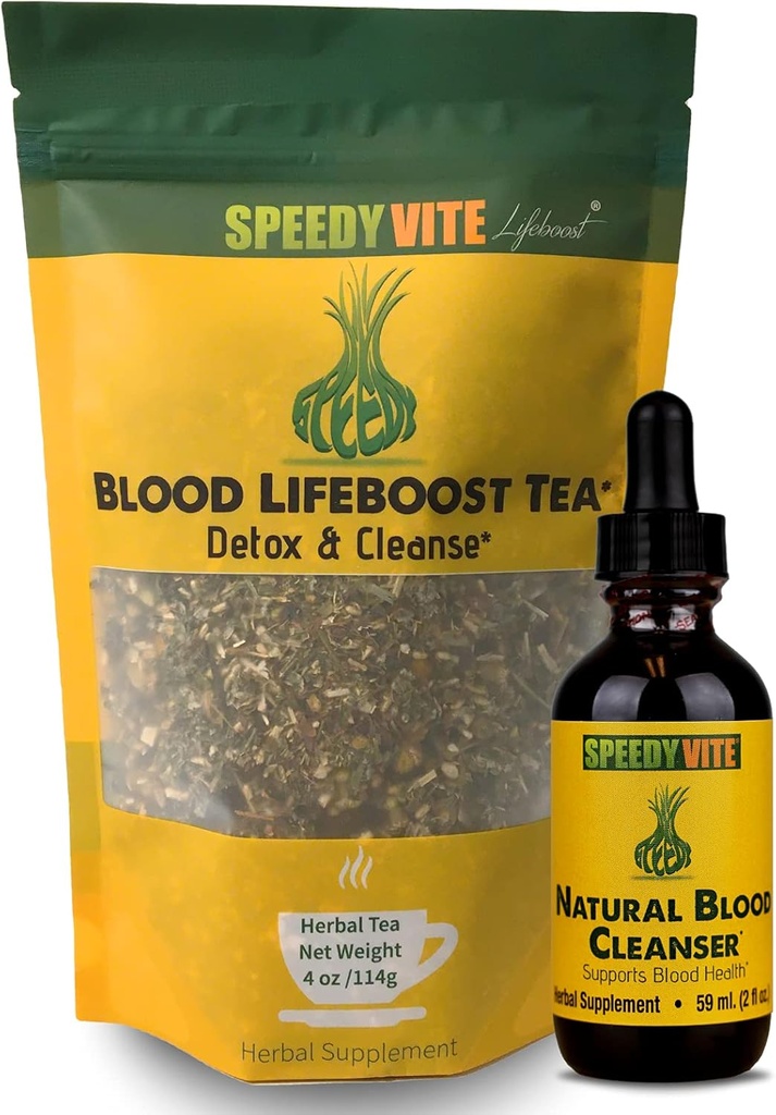 Doğal Kan Temizser Organik Supplement (Set: Tea & Liquid Drop Combo)