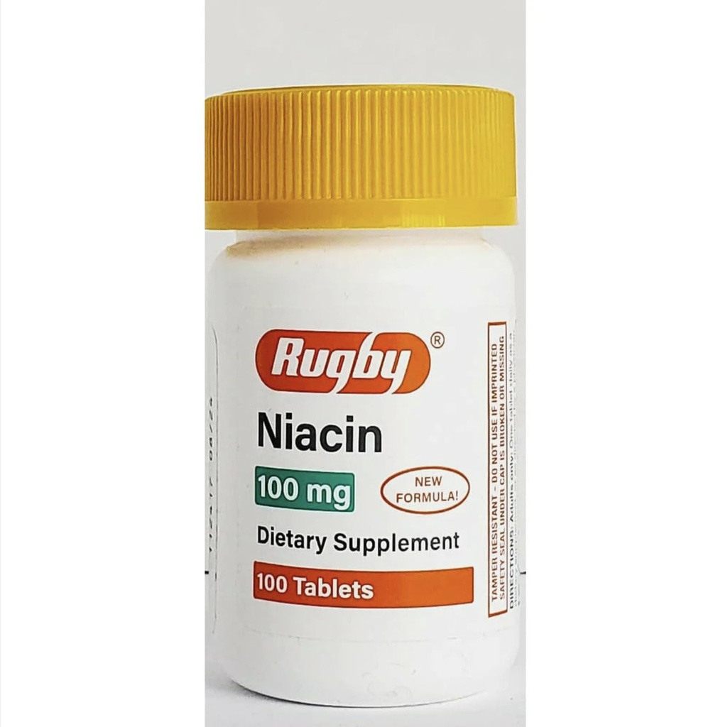 5 -NIACIN TAB 100MG Rugby 100TB Watson Laboratuvarları, INC (PSI) NO Post