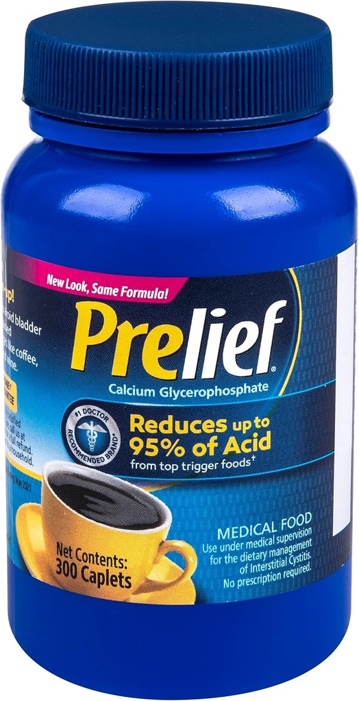 Prelief Acid Reducer Caplets Dietary Supplement, 300 Count