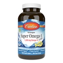 Carlson - Super Omega-3 Gems, 1200 mg Omega-3s, Cardiovascular Support, Brain Function & Vision Health, Norveç, 180 yumuşak jels,