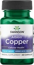 Swanson Albion Χηλικός χαλκός 2 Χιλιοστόγραμμα 60 κάψουλες