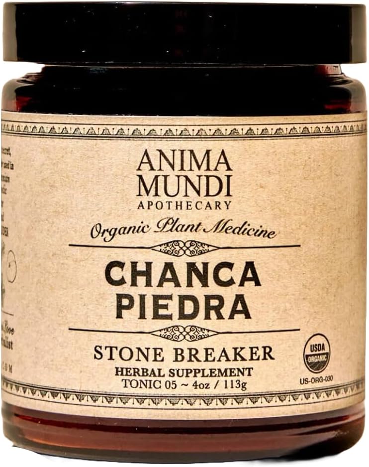Anima Mundi Athecary Stone Breaker Chanca Piedra Σκόνη για Τσάι - Wildcrafted Chanca Piedra Extract - Συκώτι, Gallbladder & Υποστήριξη καθαρισμού νεφρών (4oz / 114g)