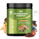 Kahve Yemekleri için 1 Mushroom Toz, 8 oz Mushroom Supplement with Lions Mane, Chaga, Reishi, Türkiye Tail, Cordyceps Mushroom Extract Toz vs, Mushrooms Immune Brain Energy