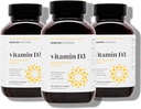 D3 5000 IU + Doğal Vitamin K2 1100 mcg in Organic Coconut & Zeytinyağı - D3 K2 Supplement for Immune & Bone Support - 180 Softgels[90 Day Supply]