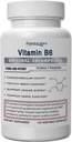 Superior Labs Βιταμίνη B6 50mg, Καθαρό συμπλήρωμα μη ΓΤΟ, Υψηλή Απορρόφηση, Υποστηρίζει ανοσοποιητικό & νευρικό σύστημα, λειτουργία του εγκεφάλου, Μεταβολισμός & Υγεία της καρδιάς, Απαραίτητο για την παραγωγή αιμοσφαιρίνης, 120 Veg Caps