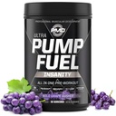 PMD Sports Pump Fuel Ultra Insanity - Premium Pre Workout Powder & Muscle Pump, Greater Focus, Endurance & Recovery, Premium Creatine, Arginine & Beta Alanine - Wild Grape Gusher (30 Servings)