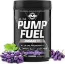 PMD Sports Pump Yakıt Insanlığı - Premium Pre Workout Toz & Muscle Pump, Greater Focus, Endurance & Recovery, Premium Kreine, Arginine & Beta Alanine - Wild Grape Gusher (30 hizmet)