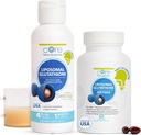 Core Med Science Liposomal Glutathione Soft Gels & Liquid Supplement Sche for Energy, Brain Health, Skin & Liver Health