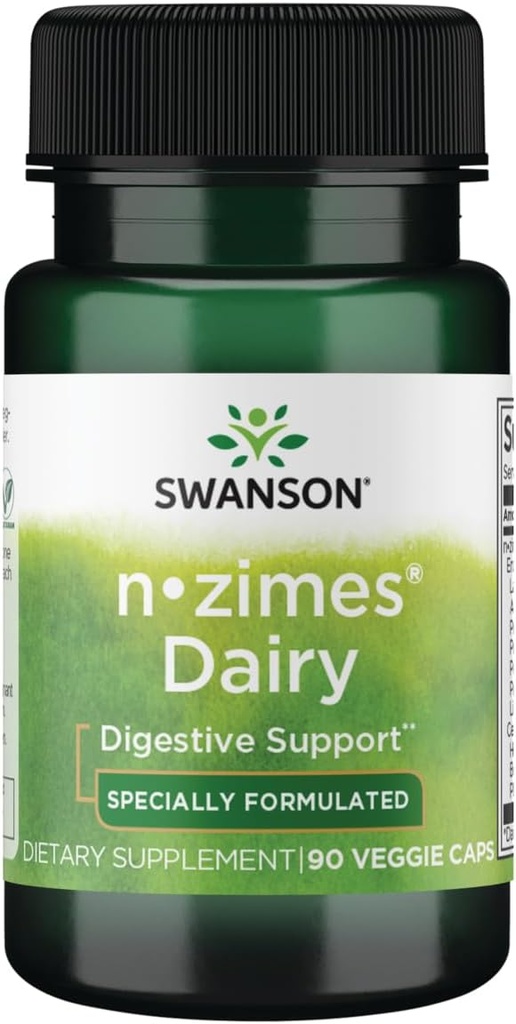 Swanson n-zimler Süt 90 Veg Capsules Enzyme