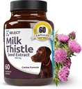K9 Select Milk Thistle for Dogs, 100mg - 60 Vegetable Capsules - Canine Liver Health Milk Thistle Supplement - Milk Herbal