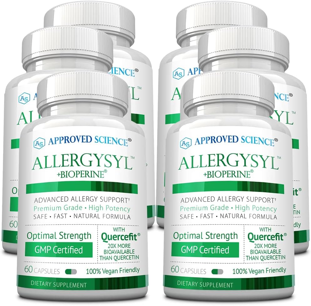 Onaylanan Bilim Alerjileri - Mevsimlik Tüm Enerjilerin Daha Düşük Intensity, Boost Immunity, Antioksilarda Zengin - Vegan Dostu - 360 Capsules - ABD'de Made in USA
