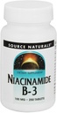 Source Naturals Niacinamid B-3 100 mg Metabolic Desteği - 250 Tablet