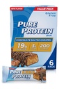 Pure protein Bars, Yüksek Protein, Duritious Snacks to Support Energy, Low Sugar, Gluten Free, Chocolate Salted Caramel, 1.76oz, 4 Pack