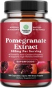 Gelişmiş Antioksi Superfood Pomegranate Supplement - Natural Pomegranate Extract Polyols Supplement for Heart Health and Joint Support - Reds Superfood Toz Capsules for Men and Women 180ct