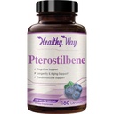 150 mg Pterostilbene Supplement - Sağlıklı Aging Immune Heart Skin ve Beyin Desteği için Günlük Antioksi Supplement - Doğal olarak ABD'de Yapılacak (180 Hizmet)