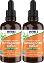 Şimdi Tamamlar, Ashwagandha Liquid Extract, Organic, Immune System Support, 2 Akışkanlar Ounces (Pack of 2)