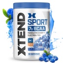 XTEND Sport BCAA Toz Blue Raspberry Buz - Sıvı Asitlerle Kurtarma ve Hydration için Elektrolyte Toz - 30 Hizmet
