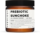 Erbology Organic Sunchoke Toz 2.1 oz - 30 Hizmet - 50% Prebiyotik Inulin Fiber - Destekler Gut Health ve Diverse Microbiome - Feed Good Bakteri - Vegan - Gluten-Free - GMO-Free
