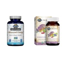 Life Omega-3 Fish Oil 1.290 mg EPA+DHA+DPA 180 Softgels & Once Daily Organic Whole Food Multivitamin for Women 60 Tablets