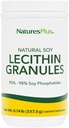 Natures Plus Lecithin Granules -% 95 Soy Phosphatides, 12 oz - Lecithin Toz Supplement, Pleasant-Tasting, Oil-Free - Vegetarian, Gluten-Free - 45 Servisler