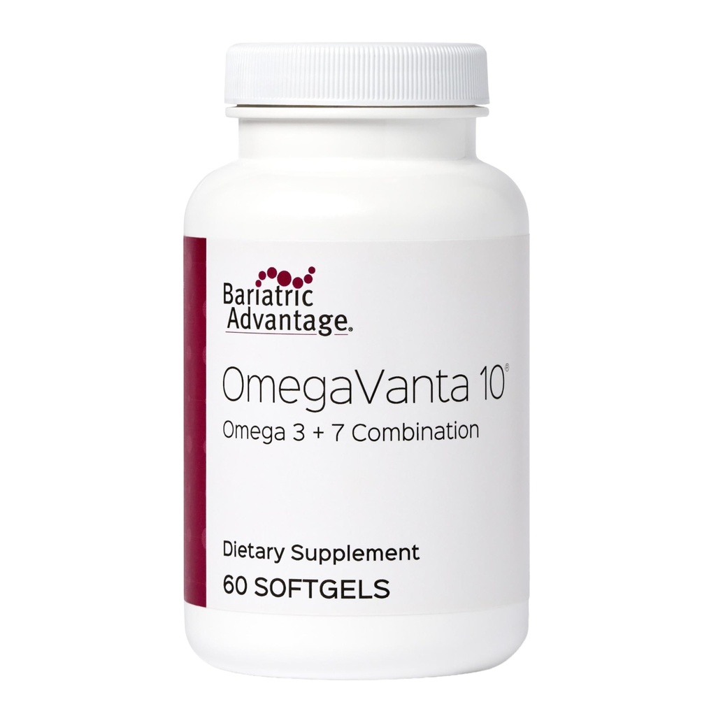 Bariatrik Avantajı Omega 10 - Omega Fish Oil - Enriched EPA & DHA - Enteric Softgel Design - Supports Heart Health* - Natural Lemon Flavor - 60 Softgels