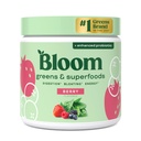 Bloom Beslenme Superfood Greens Toz, Probiyotikler ve Prebiyotiklerle Digestive Enzymes, Gut Health, Women, Chlorella, Green Juice Mix with Beet Root Toz, 30 SVG, Berry