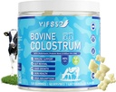 Grass Fed Colostrum Supplement 2000 mg, 120 Gummies Sugar Free %40 IgG Bovine Colostrum Gummies + Probiyotik, Multivitamin Etc for Immune Support, Gut Support, Hair & Skin