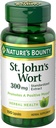 Nature's Bounty St. John's Wort 300 mg Capsules, Herbal Health Supplement, Olumlu Bir Mood, 100 Capsules
