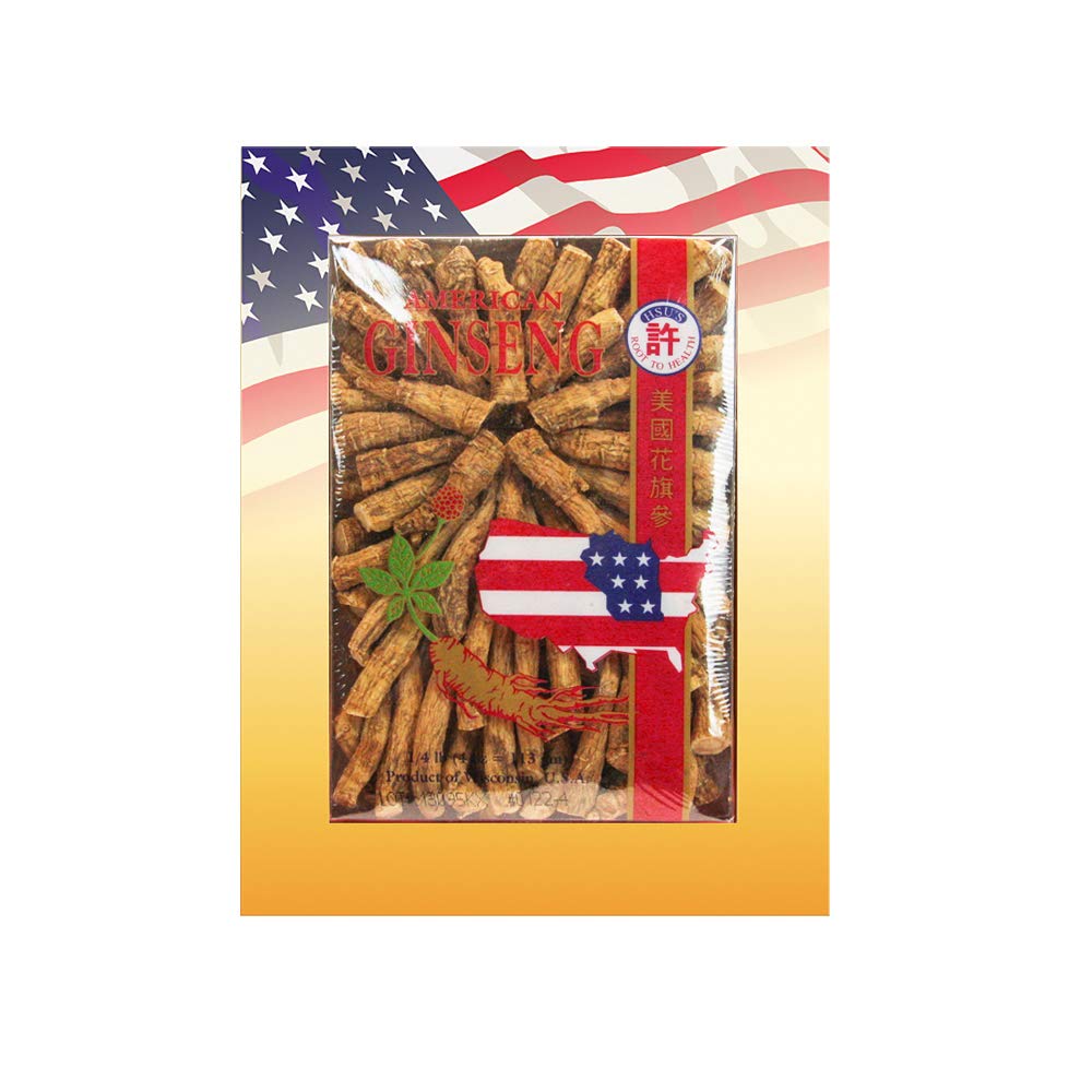 Hsu'nun SKU 122-4 | Medium Prong | Cultivated Wisconsin American BTC Direct from Macintosh Gardens | , | 4oz Box, 西洋参 | 4oz Box, ,