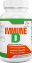 Spectra Vitaminleri Immune D Supplement Support with Immunolin, Vitamin D3, Crystal for Men, Women Yetişkinler, and Seniors, The Year Round, 30 Capsules için önerilen,