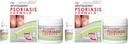Dr. Blaine'nin REVITADERM Psoriasis Formula - Kömür Tar ile Topical Cream, Çay Ağacı Yağı ve Lavender Oil for Itching, Flaking, Kuru, Cracked Skin Relief - 4 fl. oz. - Seyahat Boyutlu (2-Pack)