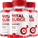 (3 Pack) Vital Cerrah Gummies, Vital Vita Cerrah Advanced Extra Strength Formula 1000MG Vigor Pump Men's Vitamin Supplement - Vitalsurge Vitasurge All Natural Materialss Delicious Chews (180 Gummies)