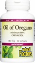 Natural Factors, Oil of Oregano 180 mg, Helps Maintain Good Health with Extra Virgin Olive Oil, 30 softgels (30 servings)