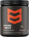 MTN OPS Yeti Pre-Workout Powder Energy Drink with Creatine, 200mg Caffeine & BCAAs with Beta Alanine, 30-Serving Tub, Black Cherry