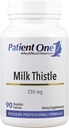 Patient One Milk Thistle Extract 250mg | Supplement to Support Healthy Liver Function* | Standardized to 80% Silymarin | 90 Capsules