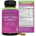B-Vitamins, Spirulina, Horsetail ve Superfood Mix Keratin - 120 Count Count